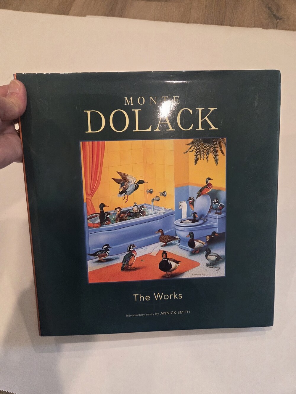 Monte Dolack The Works HC Book Signed Inscripted Coffee Table Whimsical Art